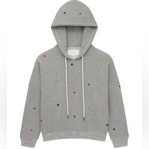The Great. Embroidered Heart Teammate Hoodie Size 3 (L)